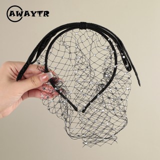 Băng Đô Vải Lưới Thắt Nơ Thời Trang Dành Cho Nữ