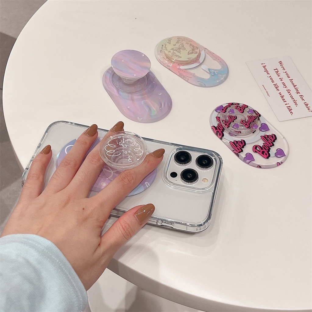 Giá Đỡ Điện Thoại Hít Nam Châm Chống Rơi In Hình Hoạt Hình Đáng Yêu Cho iphone