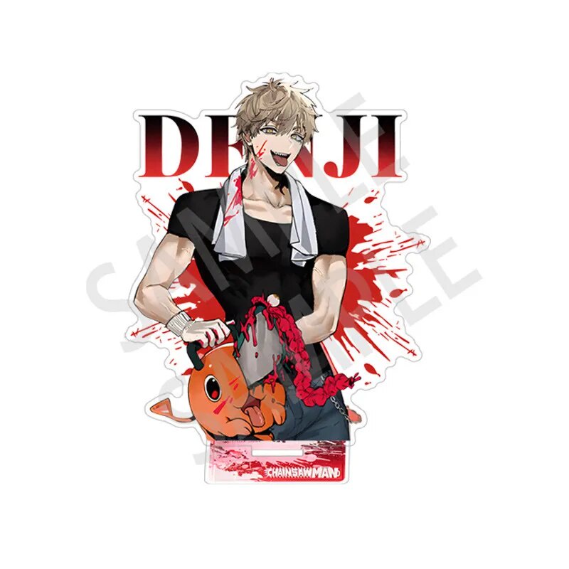 Mô hình Standee Anime Chainsaw Man Acrylic Denji Power Pochita Makima sfg Phụ kiện trang trí để bàn góc học tập