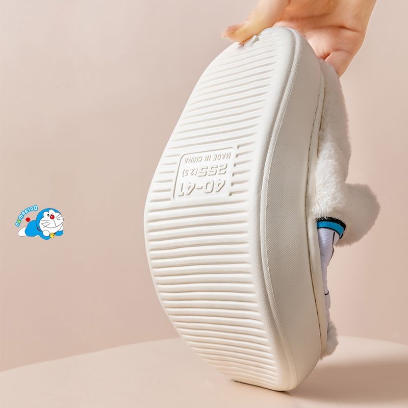 Dép Bông Đi Trong Nhà Giữ Ấm Mùa Đông Hình doraemon Cho Bé Gái Dép Đi Trong Nhà Mềm Mại Họa Tiết Hoạt Hình Dễ Thương Cho Cặp Đôi