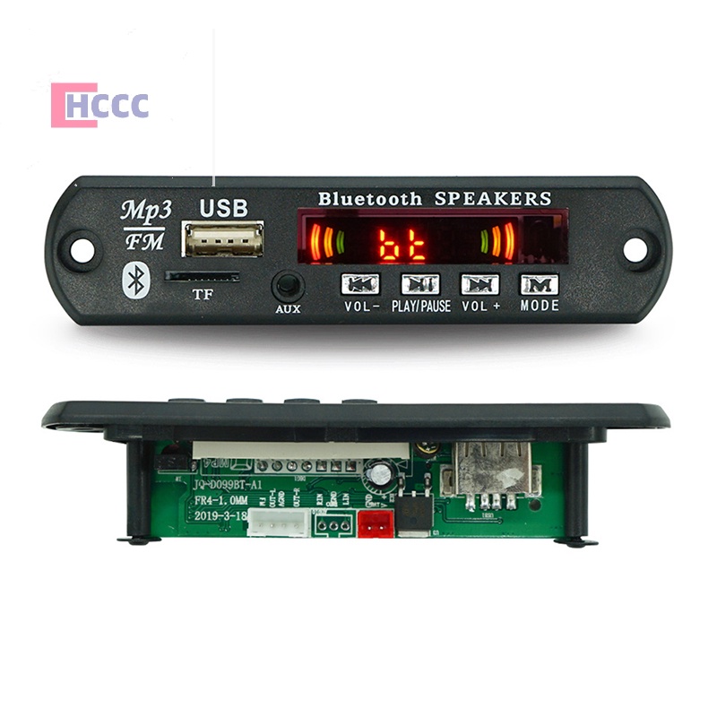 Mô-đun Giải Mã Âm Thanh usb tf fm radio mp3 Không Dây 5.0 9v-12v mp3 wma Cho Xe Hơi Mới