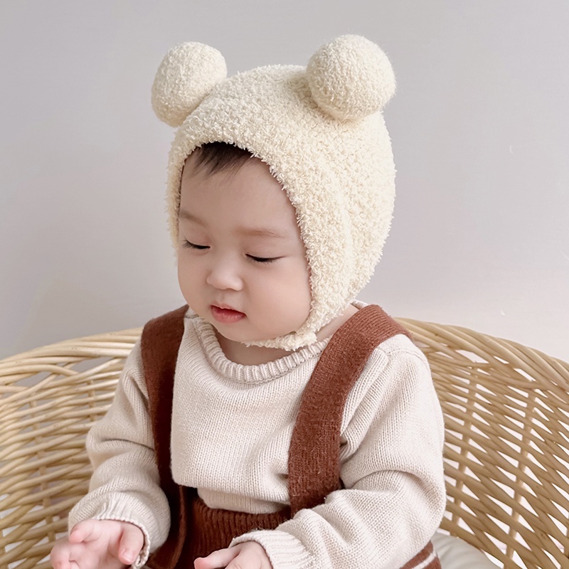Mũ Trùm Đầu Giữ Ấm Tai Chất Lượng Cao Cho Bé