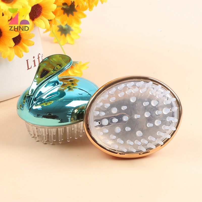 Zhuzhengde Bàn Chải Gội Đầu massage Thư Giãn Chăm Sóc Da Đầu