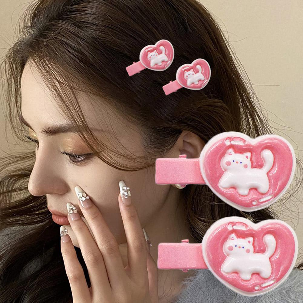 Kẹp Tóc Hình Mắt Mèo Đính Ngọc Trai e2v7