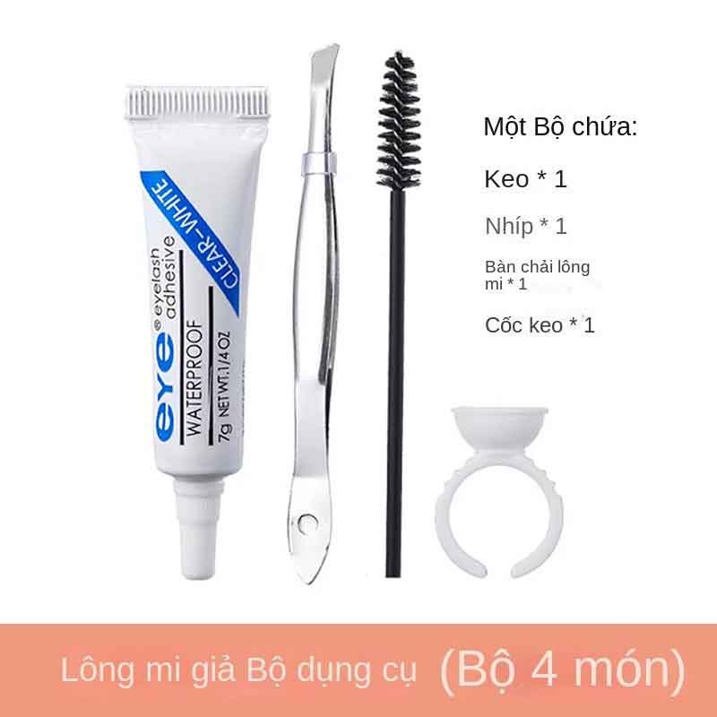 Bộ keo dán mi 4 món LIKEFE Bàn chải nhíp chuyên nghiệp
