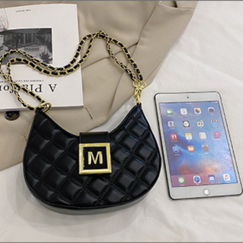 One Túi đeo dưới cánh tay / Đeo Cánh Tay Cỡ Nhỏ Thêu Họa Tiết Hình Thoi Thời Trang Chất Lượng Cao Cho Nữ