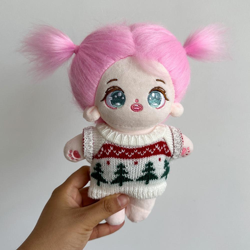 1 Búp Bê Nhồi Bông cotton Tóc Xanh Hình Ngôi Sao Tóc Dài 20cm Không Gây Kích Ứng Cho Bé Gái