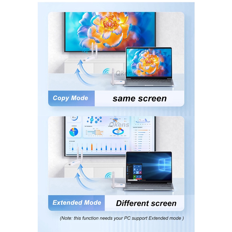 Thiết Bị Chia Sẻ Tín Hiệu Màn Hình Không Dây 164ft hdmi 50m Cho pc ps4 dvd camera video audio to tv