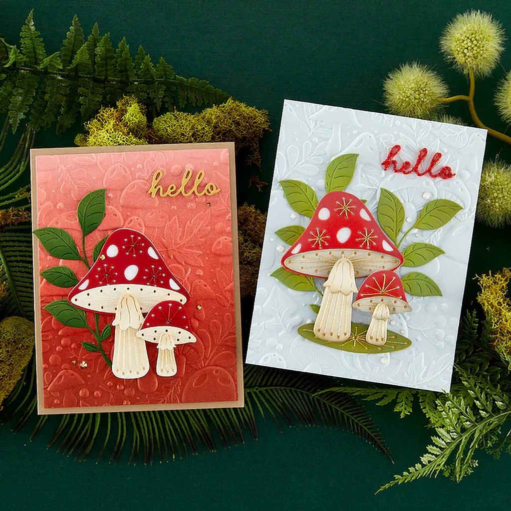 Khuôn Cắt Giấy Kim Loại Hình Cung Nấm