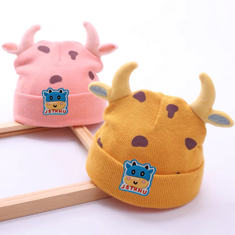 Set Mũ Len + Khăn Choàng Cổ Dễ Thương Cho Bé 0-3 Tuổi