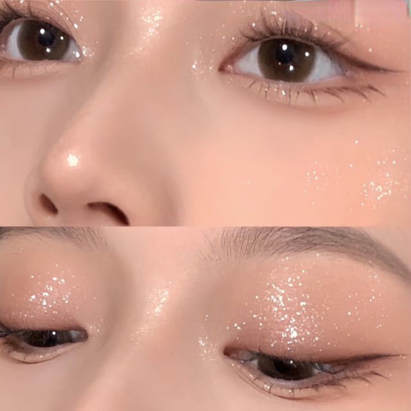 Famoty Bút Phấn Mắt Bắt Sáng Ánh Ngọc Trai 5 Màu Lì Mịn Như Lụa Chống Nước Chống Mồ Hôi Độ Bóng Cao