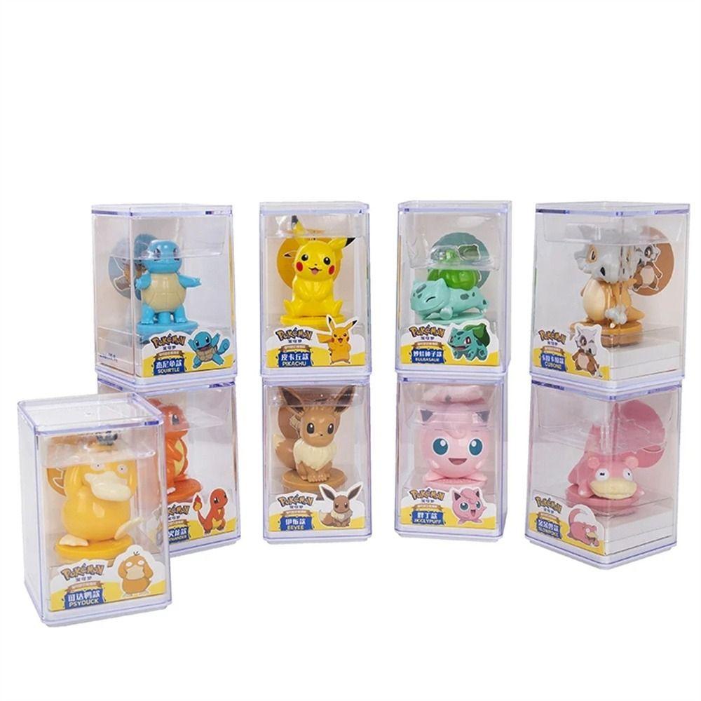 Mmluck pikachu Mô Hình Nhân Vật anime Syduck squirtle charmander bulbasaur Nghiêm Làm Đồ Chơi Trang Trí Xe Hơi