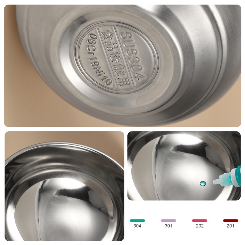 Ahlsen Bát Ăn Cơm Bằng Thép Không Gỉ 316 Cho Bé