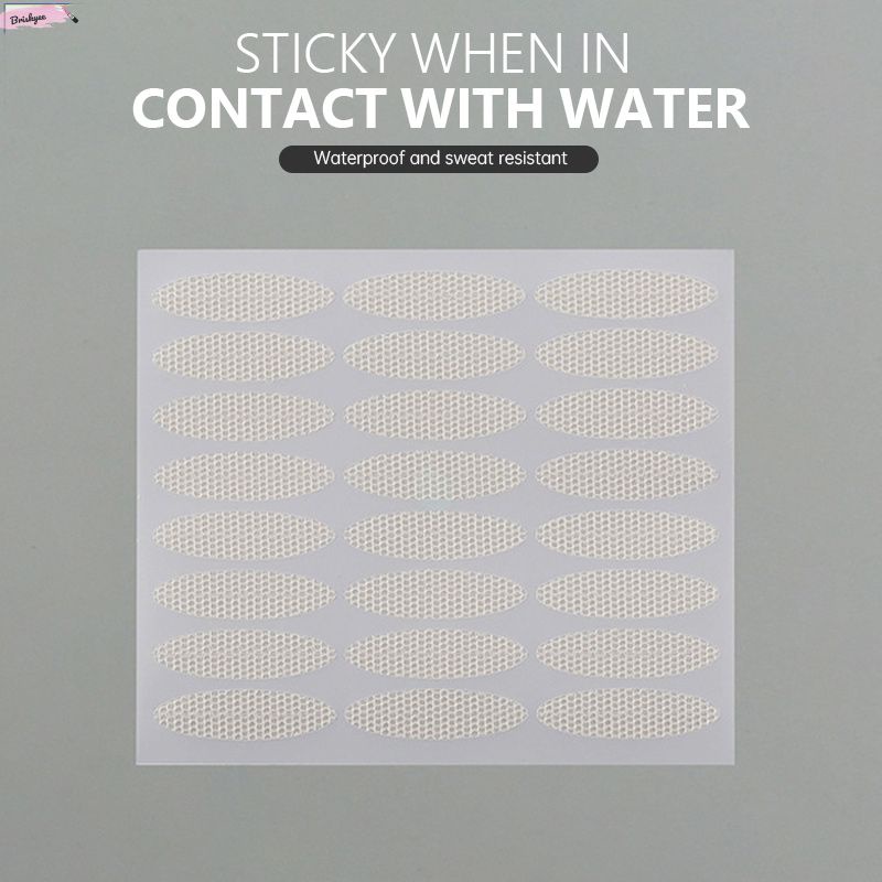 Briskyee🎶Kích Mí Tàng Hình Trong Suốt Tàng Hình Vân Lưới Sẵn Keo 48 miếng