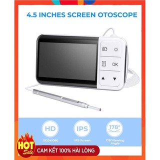 Camera Nội Soi Tai Mũi Họng  Với Camera 3.9mm Và Màn Hình 4.5 Inch LCD Kỹ Thuật Số Hỗ Trợ Chụp Nhanh Và Quay Video 1080
