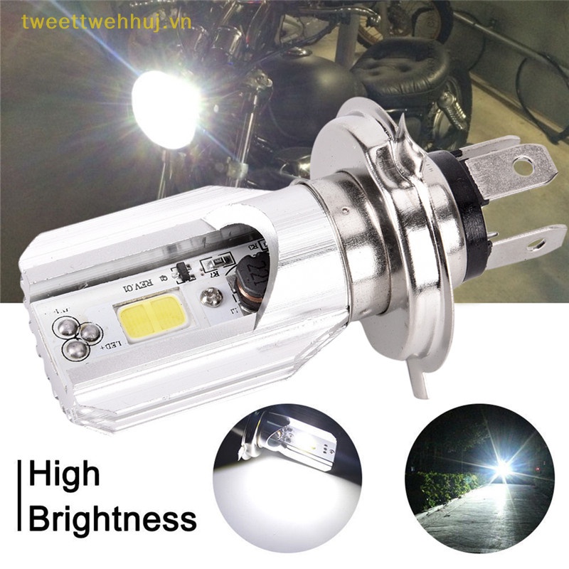 Tweehuj Bóng Đèn Pha led Siêu Sáng 1x h4 ba20d dc 12v vn Cho Xe Mô Tô