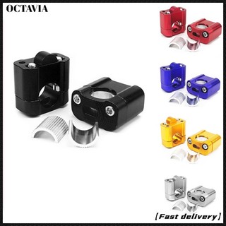 Kẹp hợp kim nhôm cnc 22mm / 28mm gắn tay lái xe máy atv