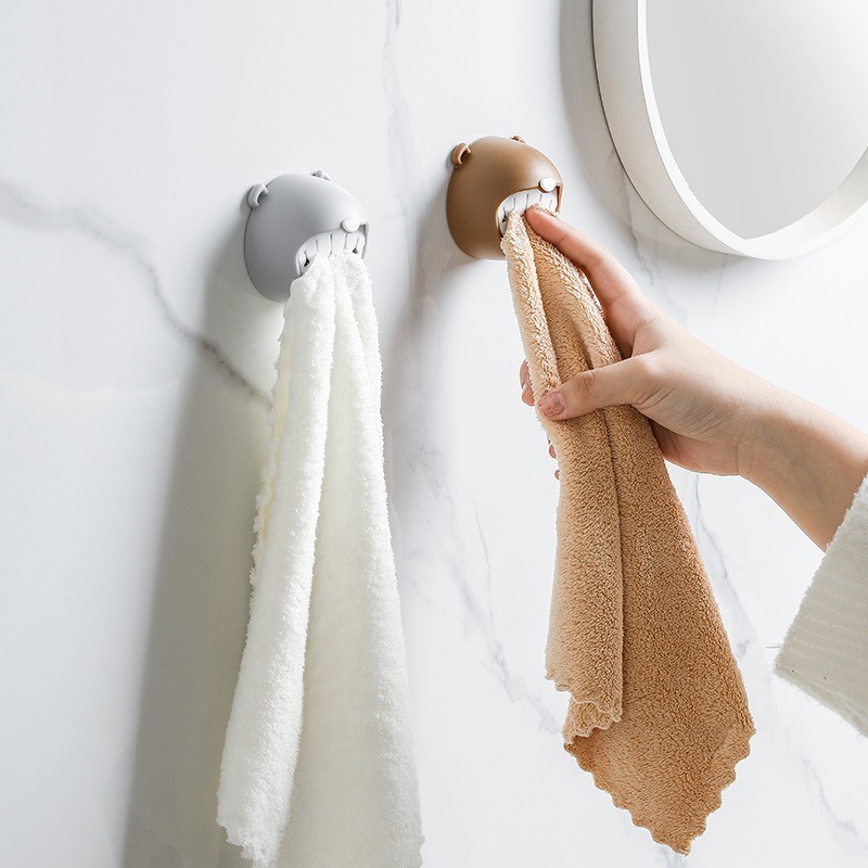 Chất Lượng Cao Giá Kẹp Khăn / Giá Treo Khăn Lau Chén Dĩa / Móc Treo Khăn Tắm Hình Gấu Hoạt Hình Vui Nhộn Tiện Lợi Dành Cho Nhà Bếp / Phòng Tắm