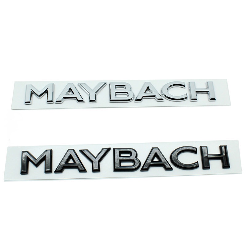3D ABS Xe MAYBACH Chữ Logo Miếng Dán Cho Benz MAYBACH S400L S480 S580 S600 S680 GLS480 GLS580 Phía S