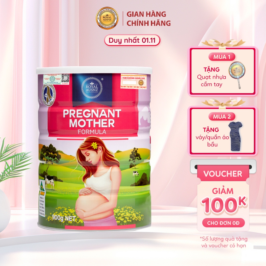 Sữa Bột Hoàng Gia Pregnant Mother Formula Dành Cho Phụ Nữ Mang Thai Royal AUSNZ 900g