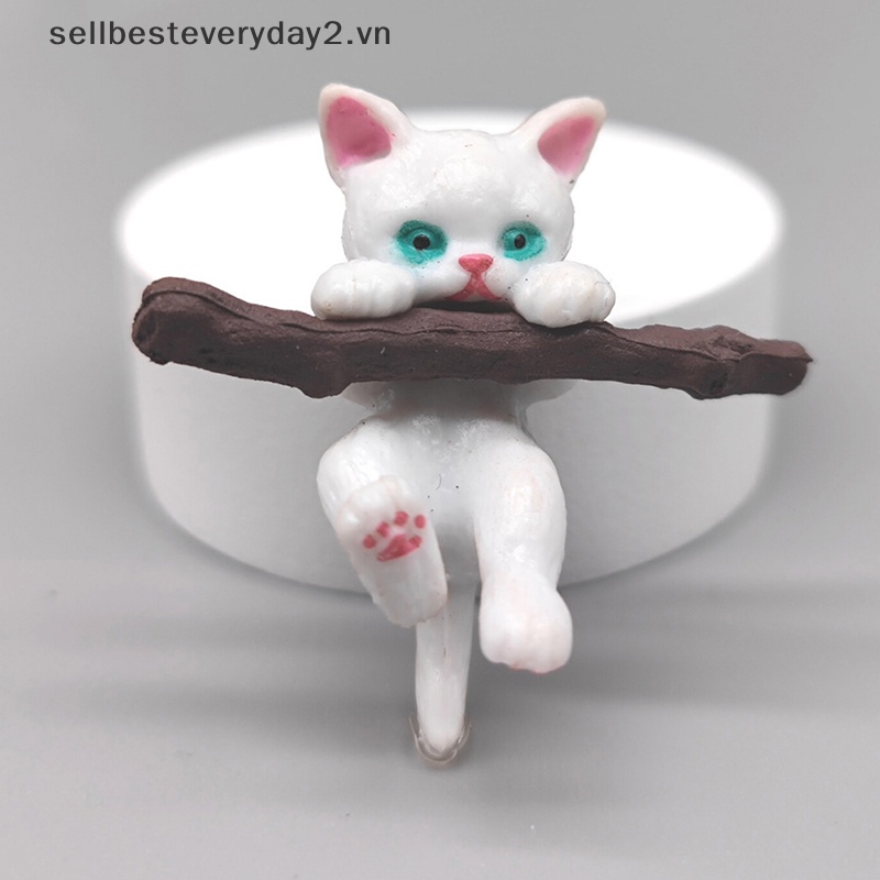 Dây Treo Trang Trí Bể Cá Hình Mèo Hoạt Hình Bằng Nhựa resin Sáng Tạo