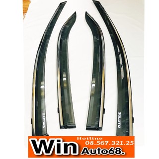 Vè che mưa xe kia soluto 2019- 2020- 2021- 2022- 2023 chỉ mạ crom cao cấp