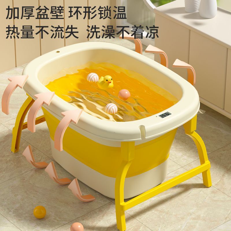 Bồn Tắm Cỡ Lớn M8Ohm Có Thể Gấp Gọn Tiện Dụng Cho Bé Sơ Sinh