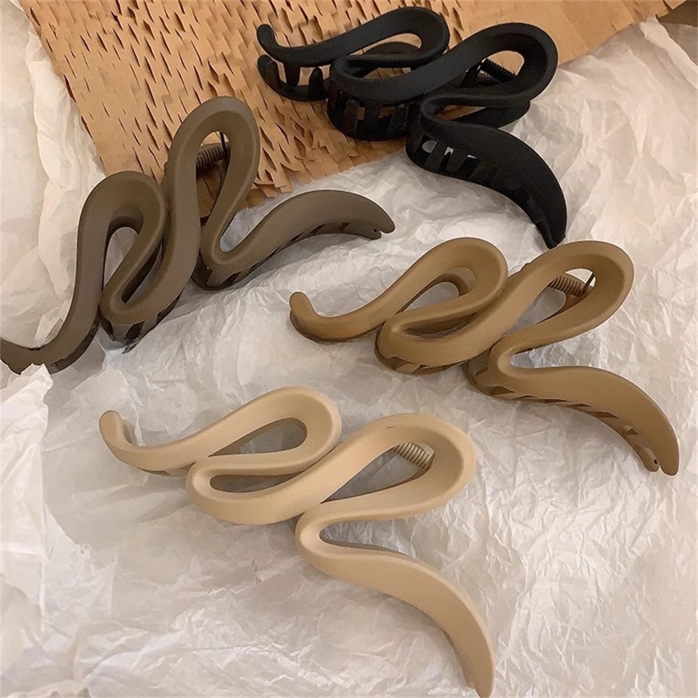 Maillard Kẹp Tóc Hình Cá Mập / Muỗng / Cá Mập Mặt Nhám Đơn Giản Cá Tính Cho Nữ