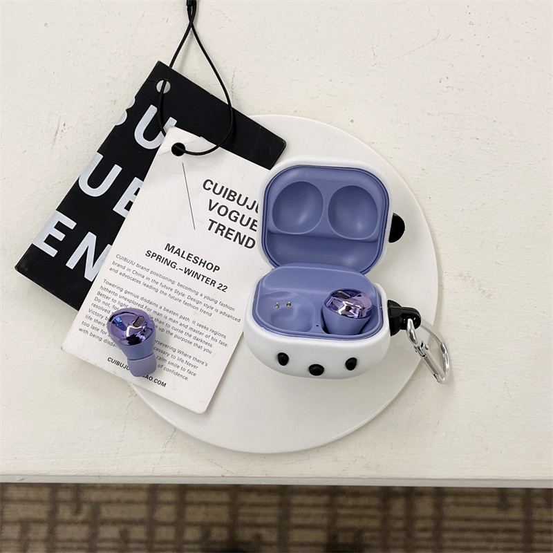 Vỏ Bảo Vệ Hộp Sạc Tai Nghe bluetooth Không Dây Samsung Galaxy Buds-2-Live-Pro-FE Bằng Silicon Mềm Họa Tiết Hoạt Hình 3d