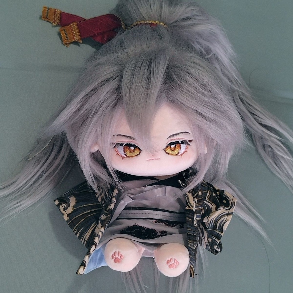 Honkai Star Rail Jingyuan Búp Bê Vải cotton 20cm Mặc Đồ Dễ Thương