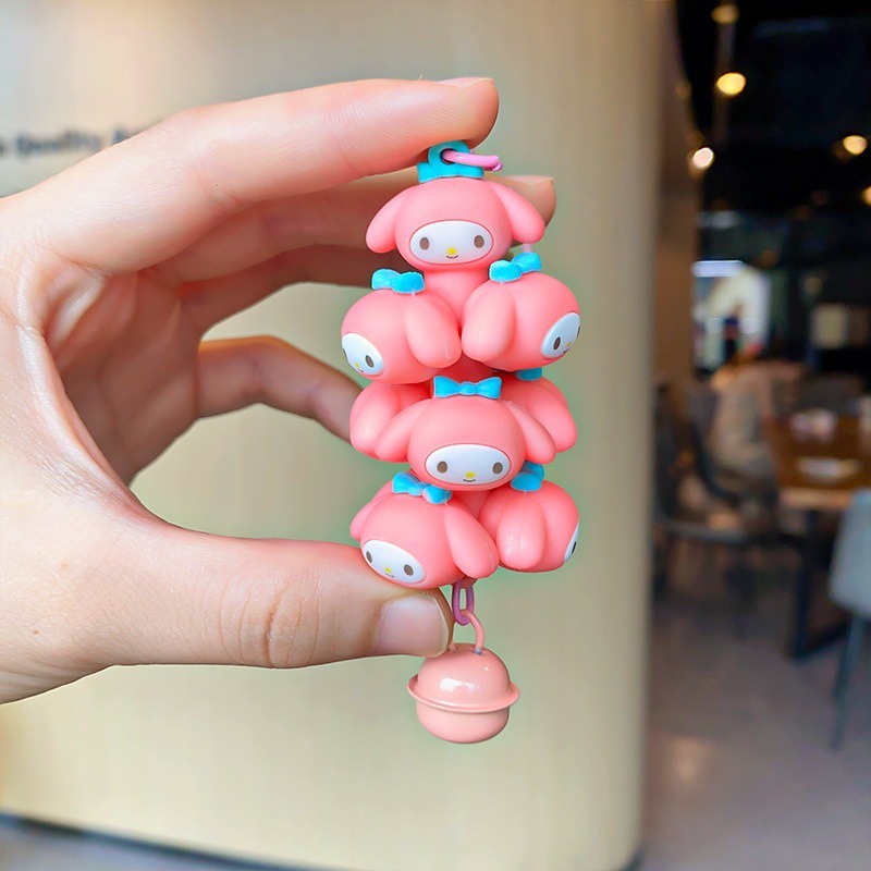SANRIO Kawaii Móc Khóa Hoạt Hình kuromi melody cinnamoroll hellokitty purin purin Dễ Thương