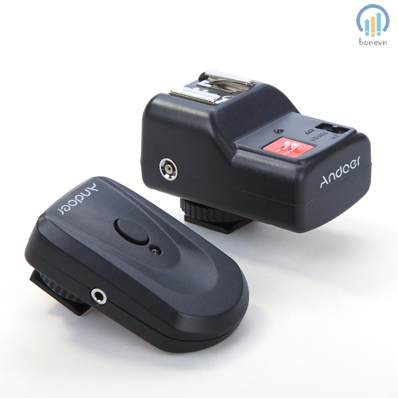 Andoer Universal Wireless Remote Flash Trigger - 4 Channels Speedlite Control for DSLR Camera