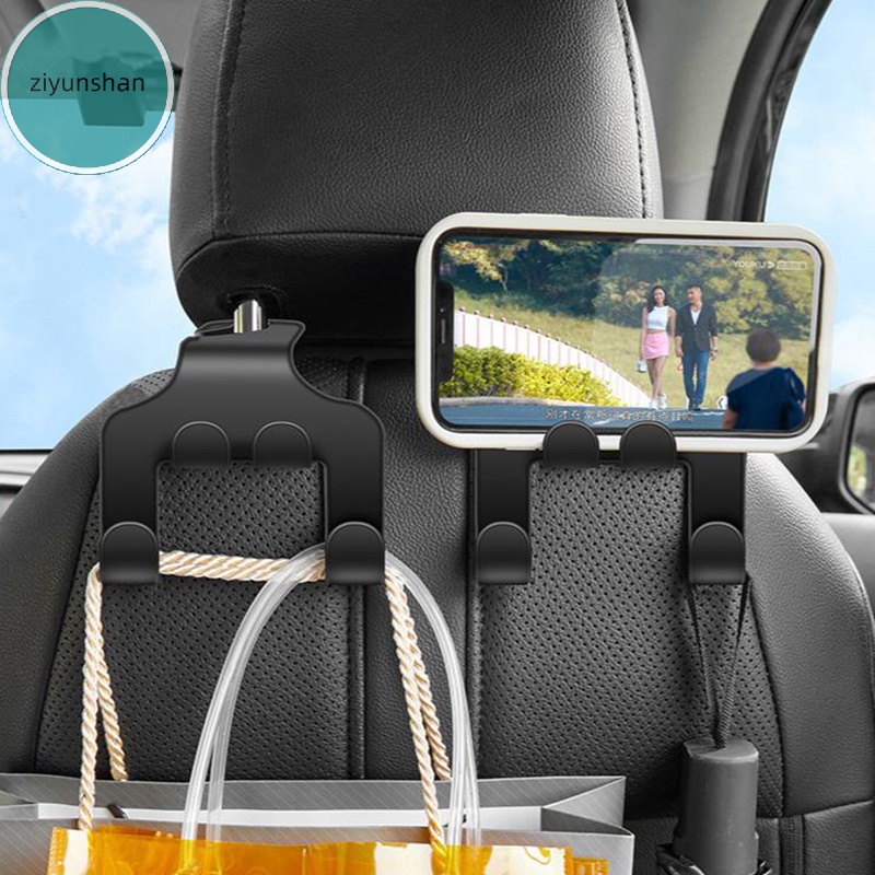 Móc Treo Túi Xách / Đồ Dùng Màu Đen Thông Dụng Gắn Ghế Ngồi Xe Hơi ziyunshan
