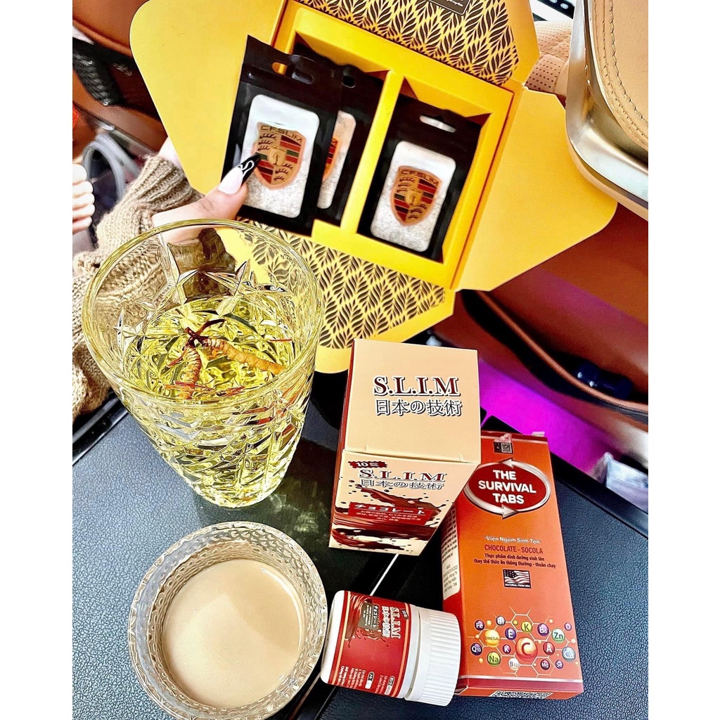 ĂN Giảm Cân VIÊN NGẬM SINH TỒN  12 Ô : ăn Thay bữa Chính Giảm cân