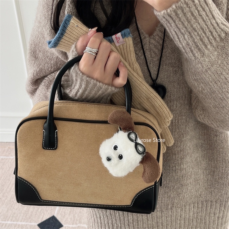 Dễ Thương Vỏ Bảo Vệ Hộp Sạc Tai Nghe airpods pro 1 2 3 apple Không Dây Họa Tiết Chú Chó Bông Phong Cách Hàn Quốc