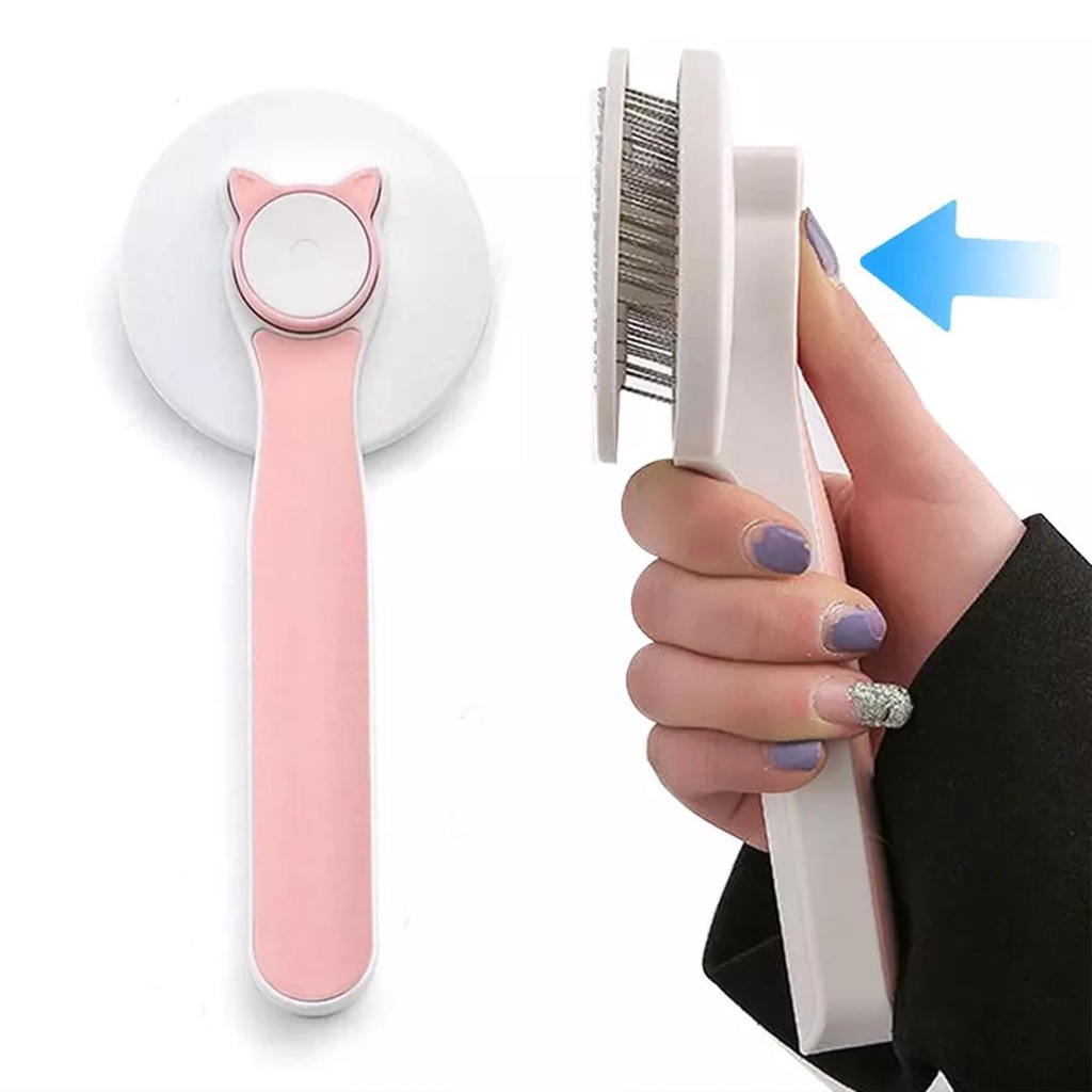 Lược Chải Lông Cho Thú Cưng Bằng Thép Không Gỉ y0y4