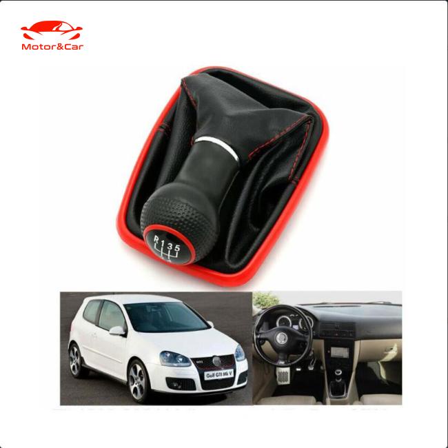 Cần Số 5 / 6 Tốc Độ Bằng Da pu Cho volkswagen vw 2003-2008 golf 4 iv mk4 gti