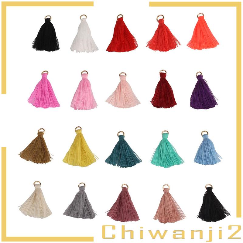Bộ 100 Dây Tua Rua Lụa Nhiều Màu Sắc 3.5cm 100 Cái 3cm
