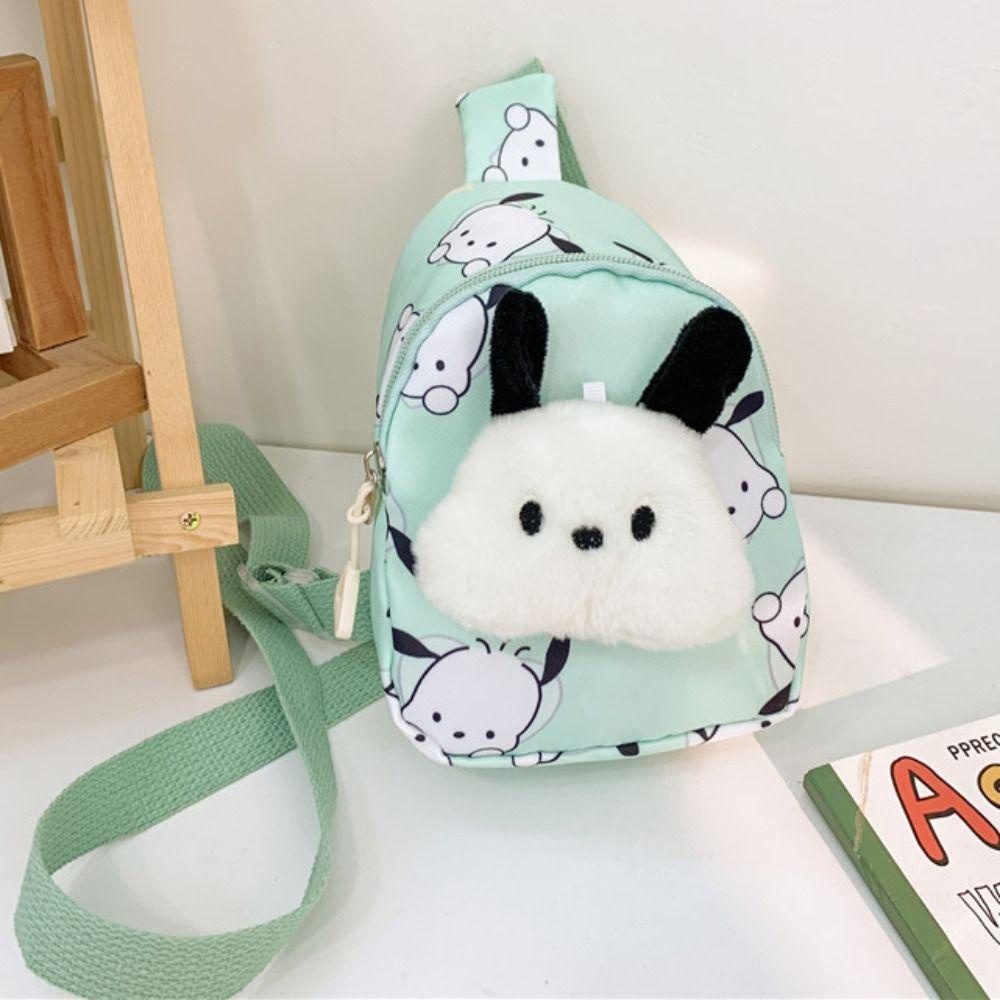 Elmer1 Túi Đeo Chéo Hình kuromi Hoạt Hình Dễ Thương Cho Bé