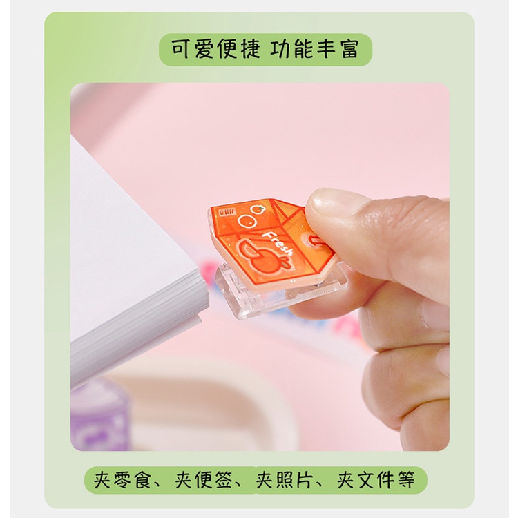 Kẹp Giấy note / Giấy Ghi Chú / Chai Nước Uống mini Bằng acrylic Sáng Tạo Cho Học Sinh