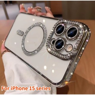 Sang Trọng Ốp Điện Thoại iPhone 12 13 14 15 Pro max 14 plus bảo vệ camera case ốp lưng iphone 15 14 13 12 promax plus vỏ mềm Mềm Đính Đá Lấp Lánh Chống Sốc Bảo Vệ Ống Kính Máy Ảnh Cho ip 15 12 13 14 pro max plus juncong2023shop