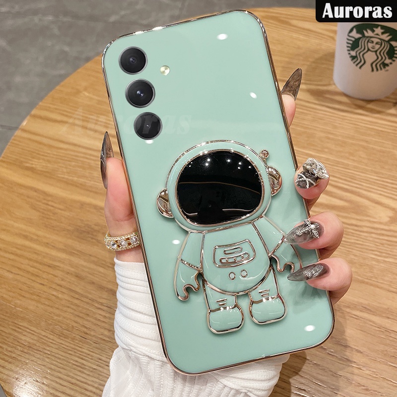 Ôp Điện Thoại Dẻo Họa Tiết Phi Hành Gia Kèm Giá Đỡ Chống Rơi Cho samsung galaxy m54 m34 m14 galaxy m54 m34 m14 Ốp