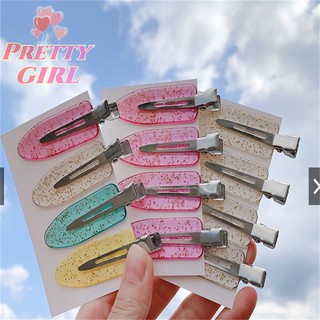 Set 4 kẹp tóc bằng nhựa trong suốt bảo vệ tóc