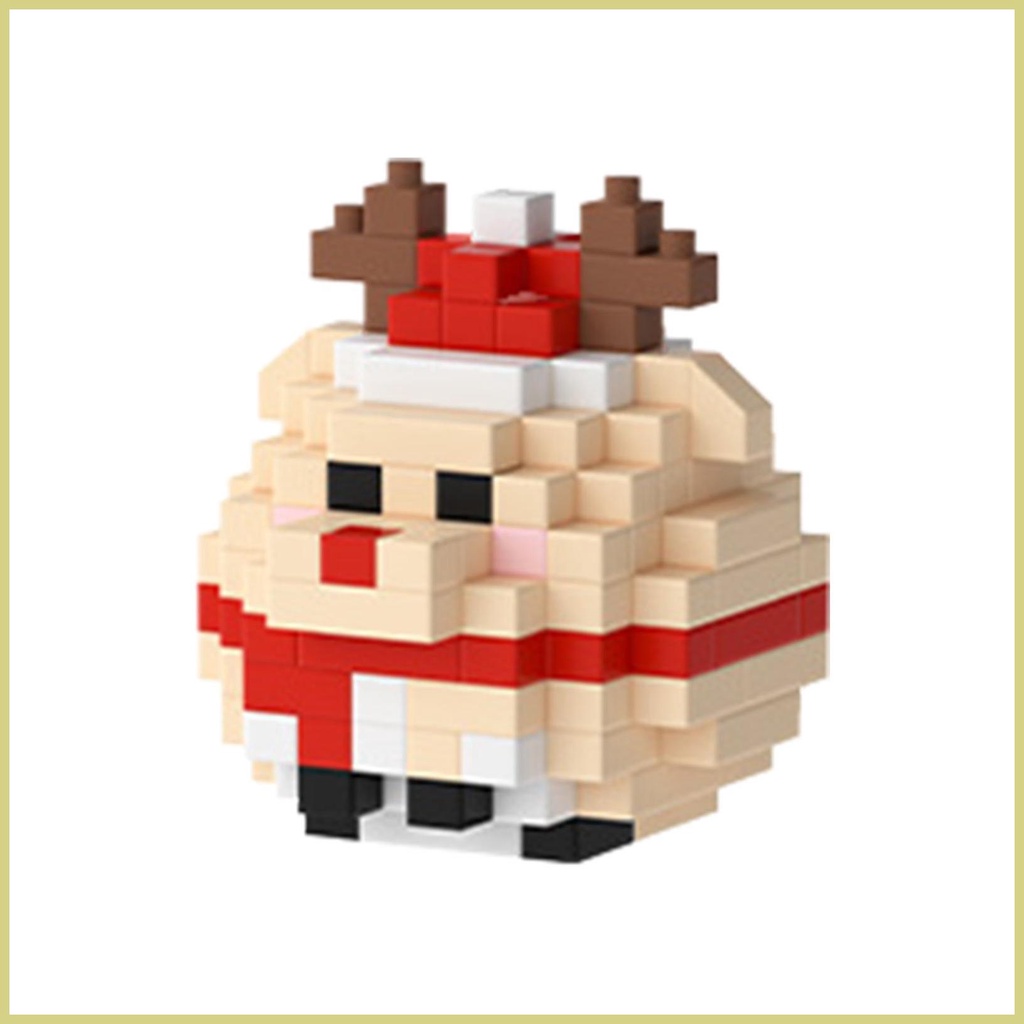 Khối Xây Dựng Trang Trí Giáng Sinh Phát Triển santa claus claus snowman Trò Chơi Xây Dựng Cổ Điển aseavn aseavn