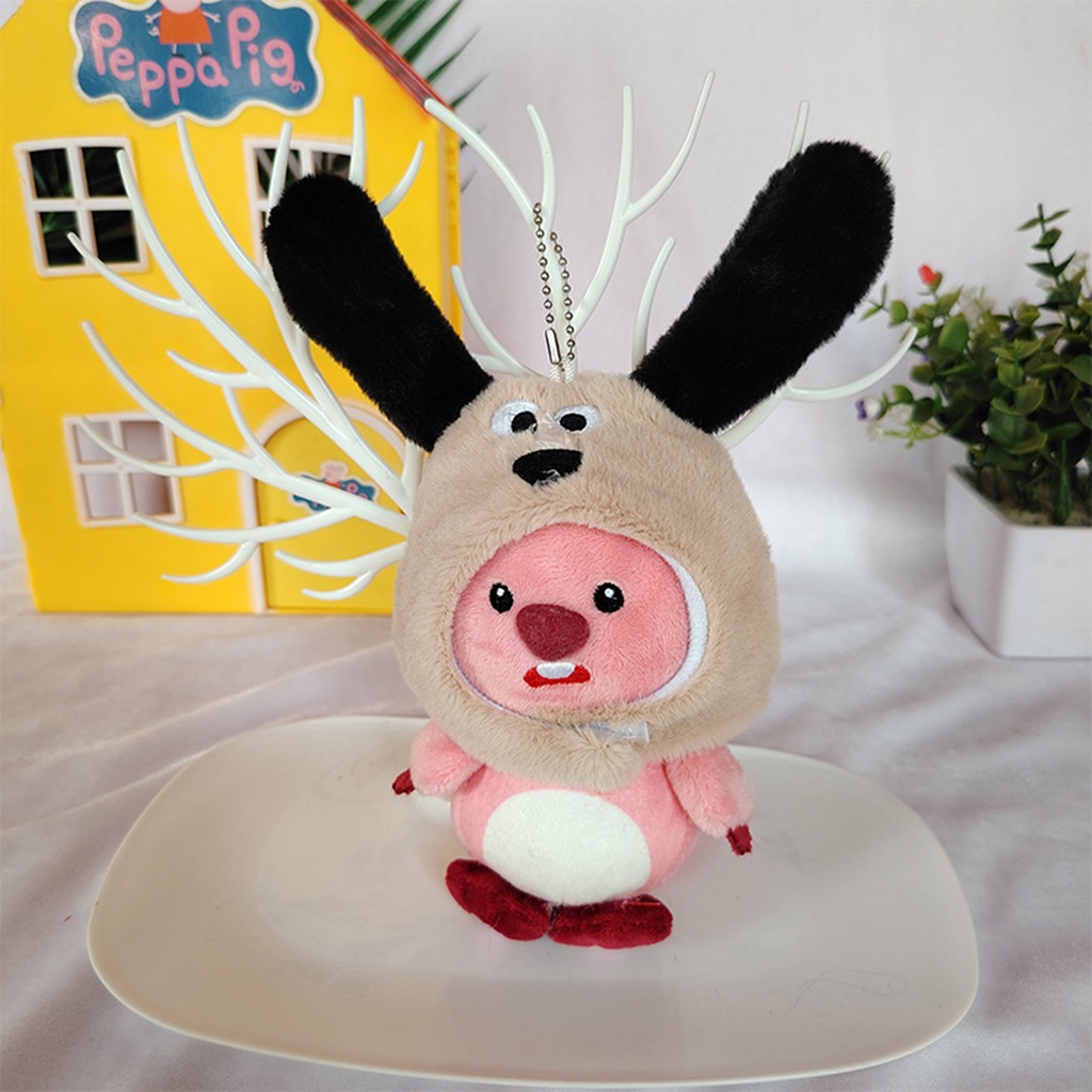 Búp Bê Nhồi Bông beaver Hoạt Hình Dễ Thương Trang Trí Xe Hơi