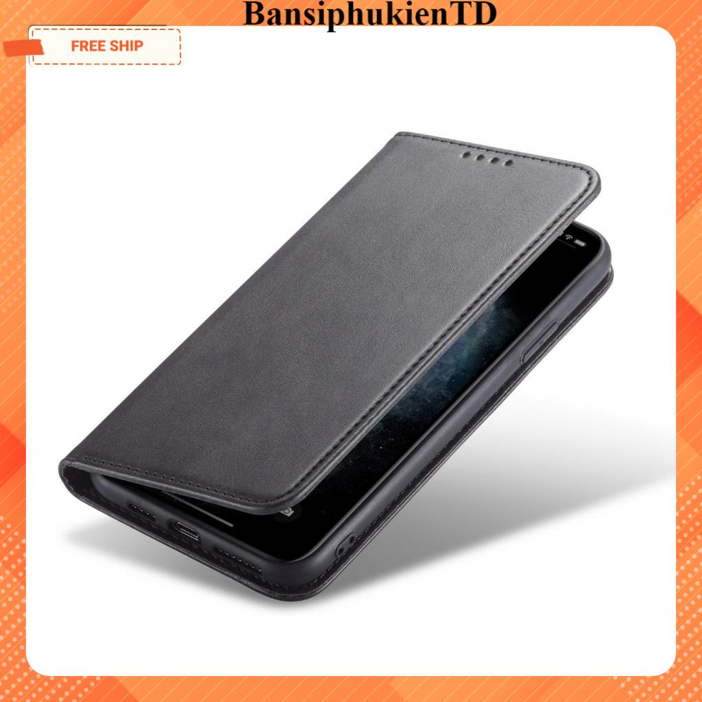 Bao da Oppo A38 4G,A57 4G, A58 4G, A77s, A78 bao da có ngăn để thẻ, may viền chắn chắn