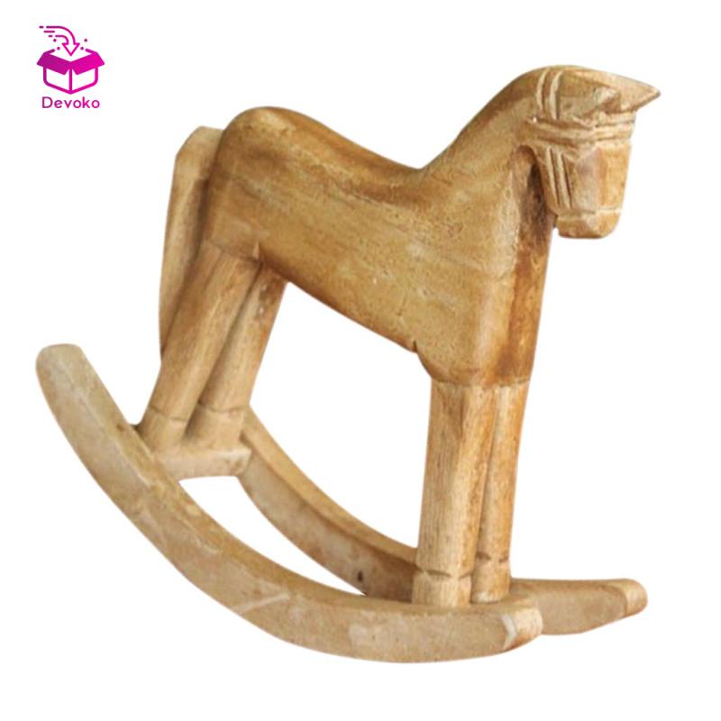 Devoko Ngựa Gỗ Bập Bênh 180Mm