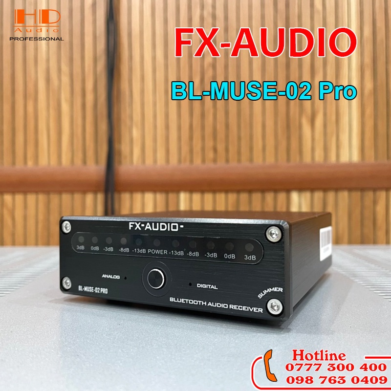 Giải mã DAC FX-Audio MUSE 02 PRO - QCC5125 Bluetooth 5.1