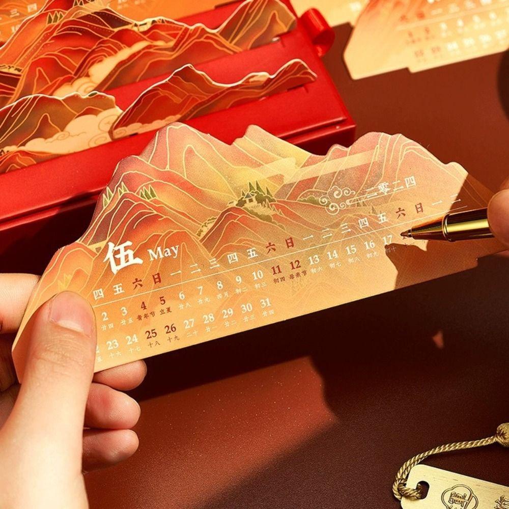 Lịch Để Bàn 2 Trong 1 Dùng Lên Kế Hoạch Năm Mới 2024