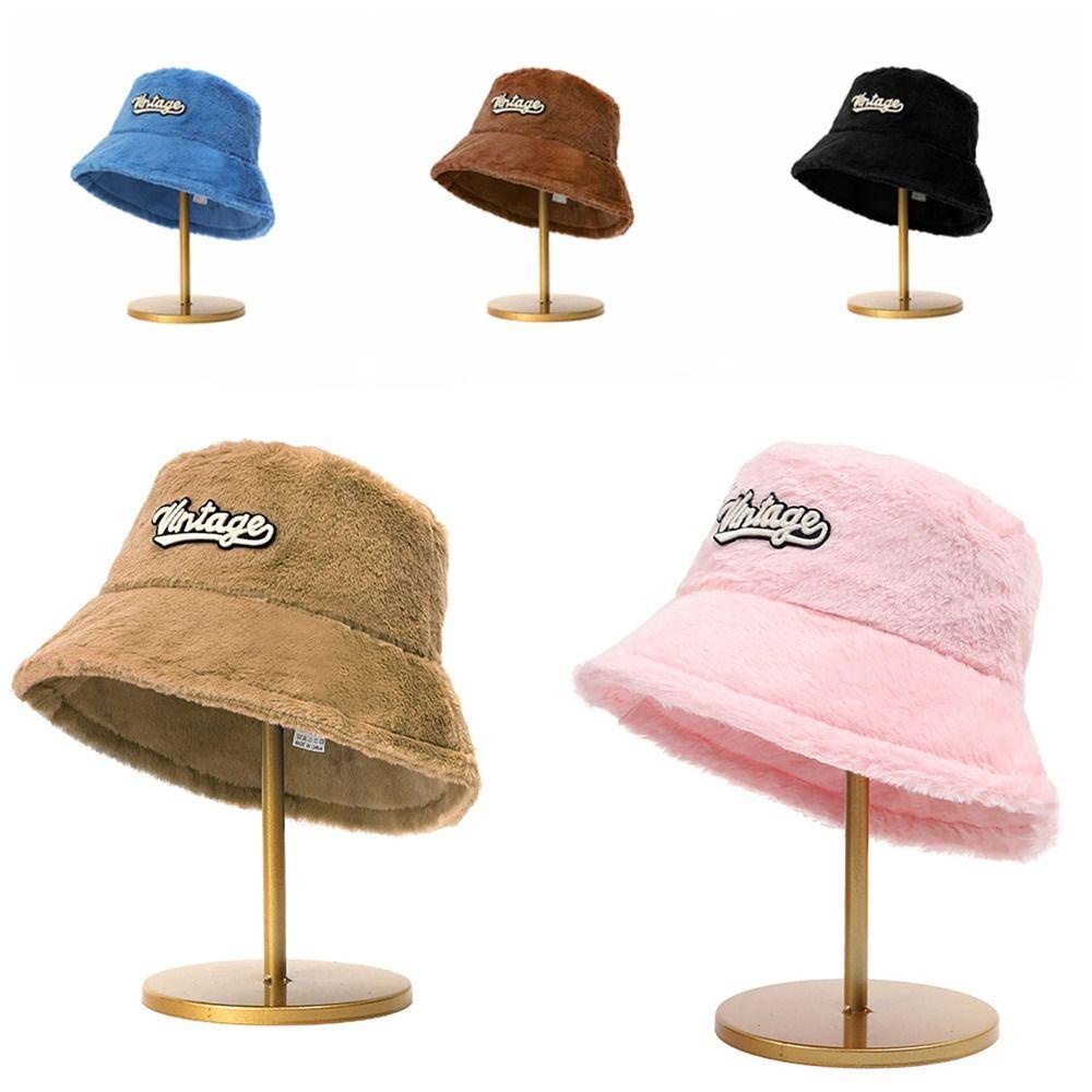 Nón Tai Bèo Phủ Lông Dày Dặn Mềm Mại Giữ Ấm Mùa Thu Đông Cho Nữ